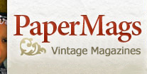 Vintage Paper Magazines & Tin Sign