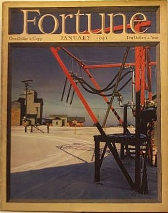 1/1/1941 Winter scene photo cover by Otto Hagel.
