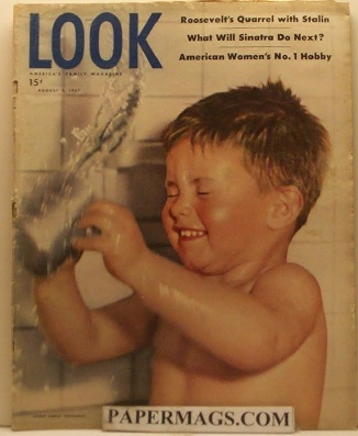 08-05-194 7 Baby in bath