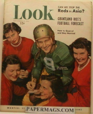 LOOK19500912.jpg 09-12-195 0 Bob Williams of Notre Dame - Image 1