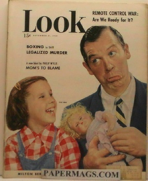 11-21-195 0 Milton Berle & Daughter Vicki.