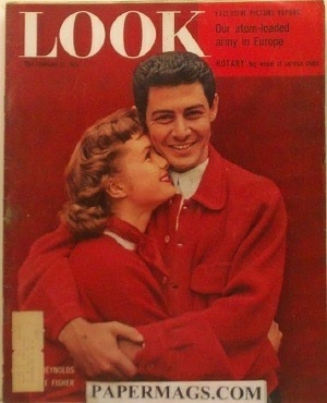 02-22-195 5 Debbie Reynolds & Eddie Fisher