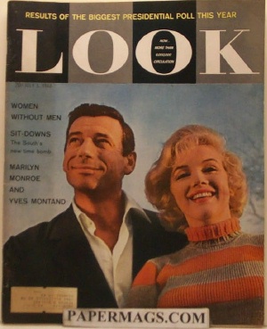 07-05-196 0 Marilyn Monroe & Yves Montand.