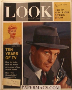 09-27-196 0 Ten Years of TV Robert Stack, Lucille Ball. Collier Trophy Award, Mel Allen,