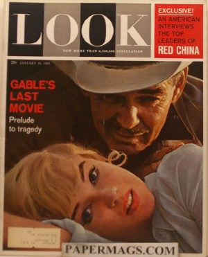 LOOK19610131.jpg 01-31-196 1 Clark Gable & Marilyn Monroe - Image 1