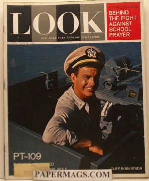 LOOK19630618.jpg 06-18-196 3 Cliff Robertson as JFK in "PT109". - Image 1