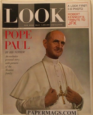 LOOK19640225.jpg 02-25-196 4 Pope Paul by his Nephew - Image 1