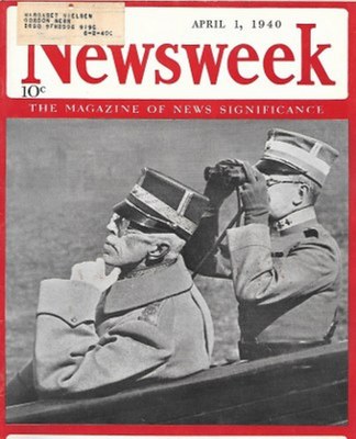NW400401.jpg 04/01/1940 Swedish King and Crpwn Prince - Image 1