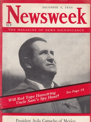 12/9/194 0 President Avila Camacho of Mexico