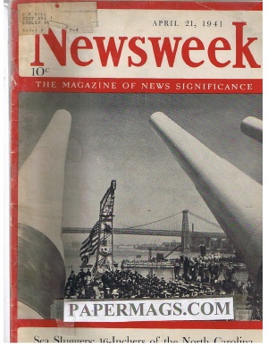 04/21/1941 16 inch Guns of the North Carolina