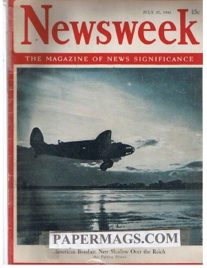 07/27/1942 Amertican Bomber