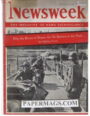 08/10/1942 Rivers of russia no barriers to Natzis