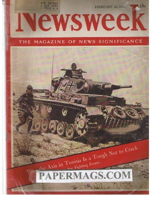 02/15/1943 Axis in Tunisia tough nut to crack