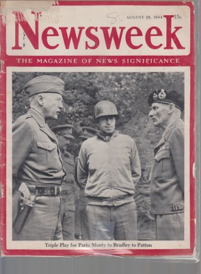 NW440828.jpg 8/28/194 4 Monty to Bradley to Patton - Image 1