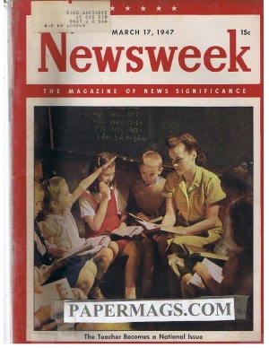 03/17/1947 The Teacher Becomes a National Issue
