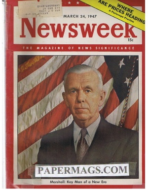 NW470324.jpg 03/24/1947 Marshall; Key man of a new era - Image 1