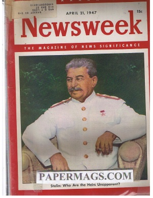 NW470421.jpg 04/21/1947 Stalin: Who Are the Heirs Unapparent? - Image 1