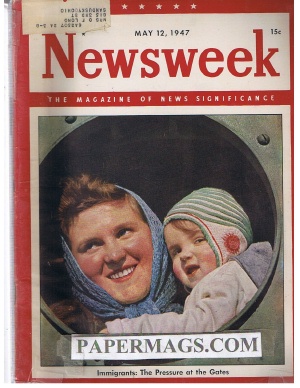 05/12/1947 Immigrants: The Pressure at the Gates