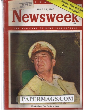 NW470623.jpg 06/23/1947 MacArthur - Image 1