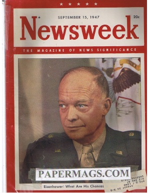 NW470915.jpg 09/15/1947 Eisenhower: What Are His Chances in 48? - Image 1