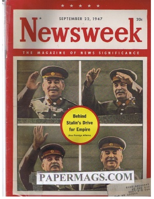 09/22/1947 Behind Stalins Drive for Empire