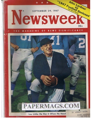 09/29/1947 Lou Little: He has it when he needs it