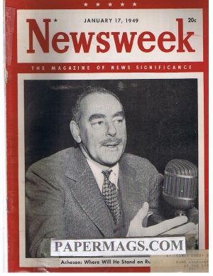 NW490117.jpg 01/17/1949 Acheson: Where Will He Stand on Russia? - Image 1