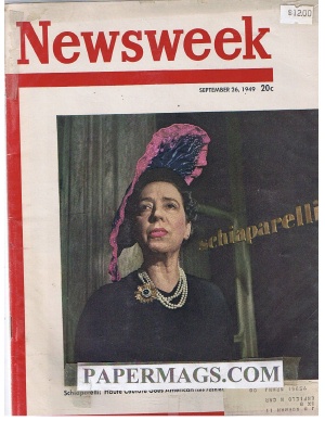09/26/1949 Schiaparelli: Haute Couture Goes American
