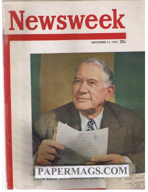 11/14/1949 Alben W. Barkley