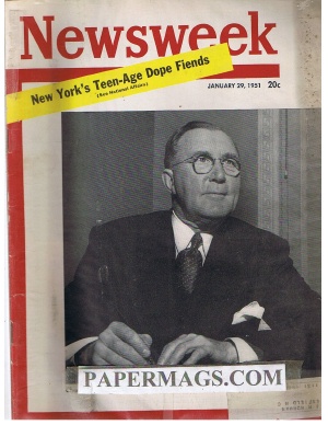 01/29/1951 Charles E Wilson: Can He Cap the Volcano?