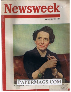 02/26/1951 Mrs. Rosenberg: Womanpower Handles Manpower