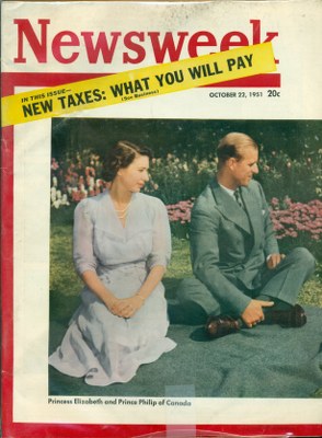 10/22/1951 Princess Elizabeth and Prince Philip of Canada