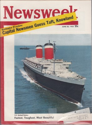6/30/1952 S.S. United States