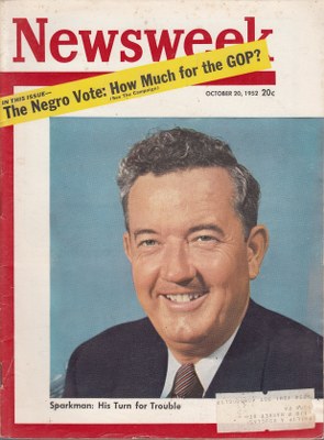 NW521020.jpg 10/20/1952 Sparkman: His Turn For Trouble - Image 1