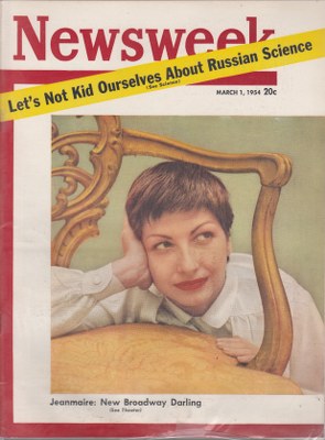 03/01/1954 Jeanmaire: New Broadway Darling