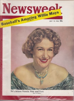 NW540719.jpg 07/19/1954 TV’s Arlene Francis: - Image 1