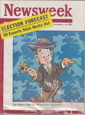 NW541101.jpg 11/01/1954 The Voter 1954 Walt Kelly cover - Image 1