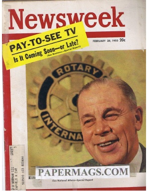 02/28/1955 Rotary President Taylor: 50 Years to the Good