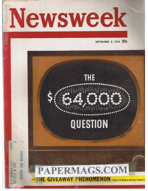 NW550905.jpg 09/05/1955 The $64,000 Question The Giveaway Phenomenon - Image 1