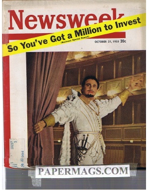 10/31/1955 Baritone George London: Vienna State Opera