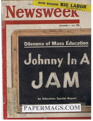 12/05/1955 Dilemma of Mass Education: Johnny in a Jam
