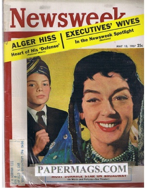 05/13/1957 Rosalind Russell of Auntie Mame