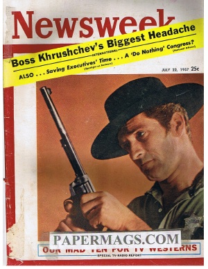 07/22/1957 Our mad yen for TV westerns