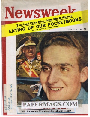 08/12/1957 Juan Carlos & Franco New King?