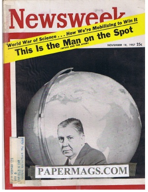 11/18/1957 Man on the Spot: Space and the Atom