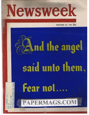 12/23/1957 And the angle said unto them fear not