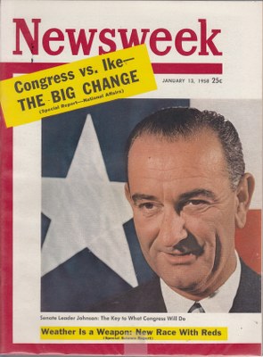 01/13/1958 Senate Leader (Lyndon) Johnson