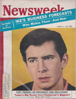 NW580303.jpg 03/03/1958 Tony Perkins of Broadway and Hollywood - Image 1