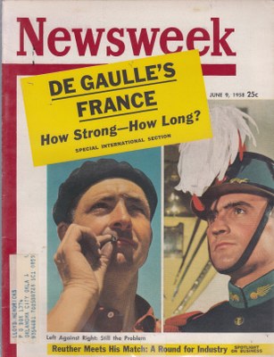 06/09/1958 De Gaulles France