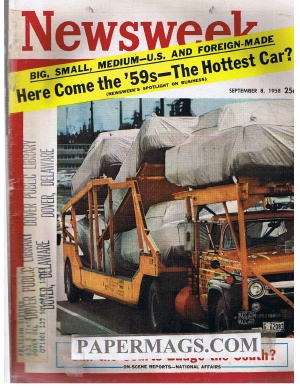 NW580908.jpg 09/08/1958 Here Come the 59s The Hottest Car? - Image 1
